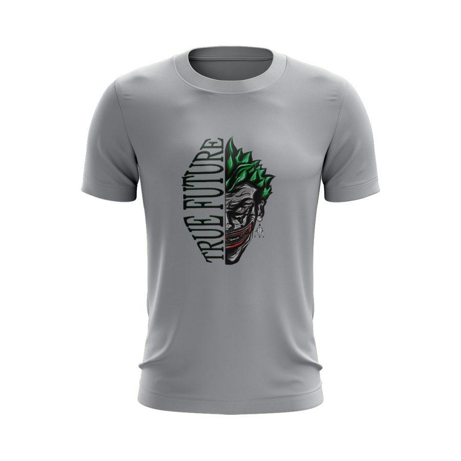 Batman joker Graphic T Shirt GREY