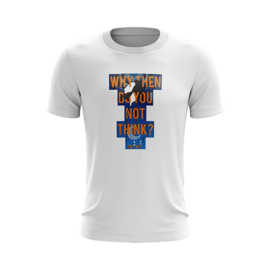 Unique digital sticker Graphic Islamic t shirt why do you not think تدبر تفکر اسلامی graphic digital sticker Islamic t shirt
