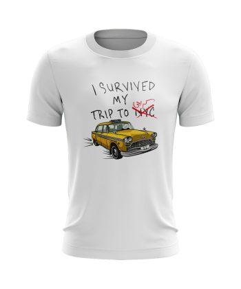 I survived karachi Graphic T Shirt WHITE