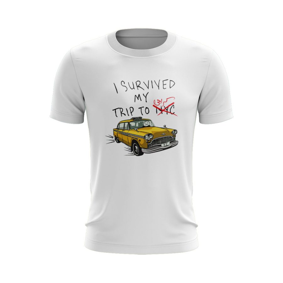 Graphic T Shirt WHITE I survived karachi Graphic T Shirt WHITE