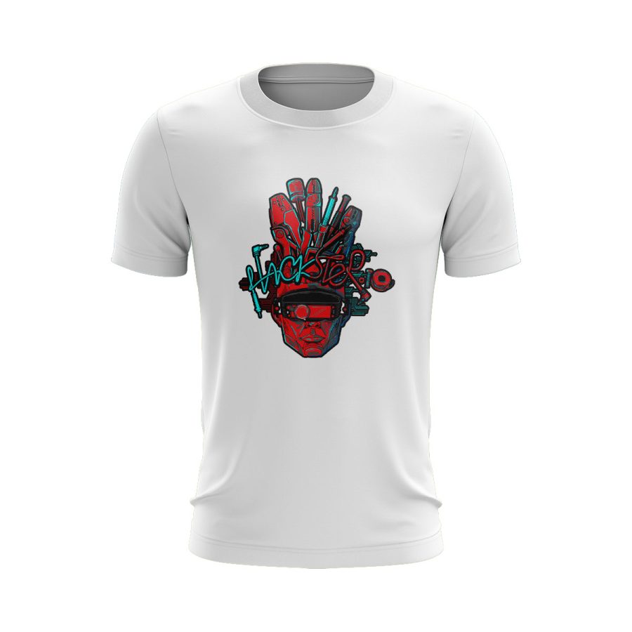 NFT Hackster Graphic T Shirt WHITE