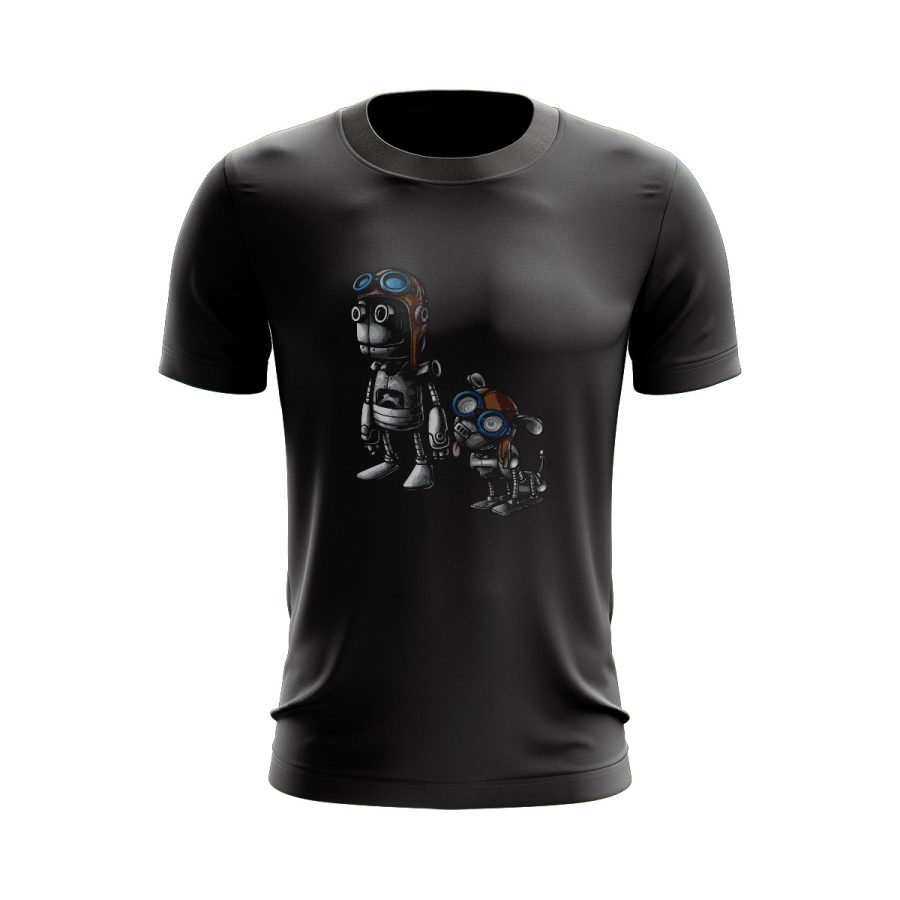 NFT robot friends Graphic T Shirt Black
