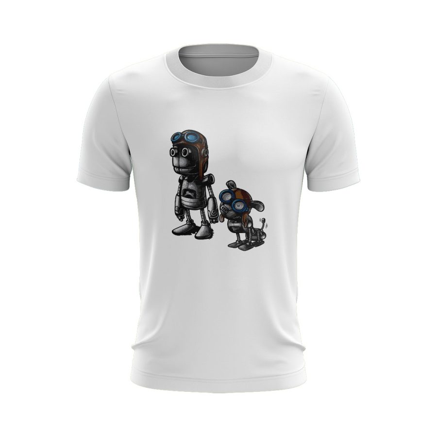 NFT robot friends Graphic T Shirt WHITE