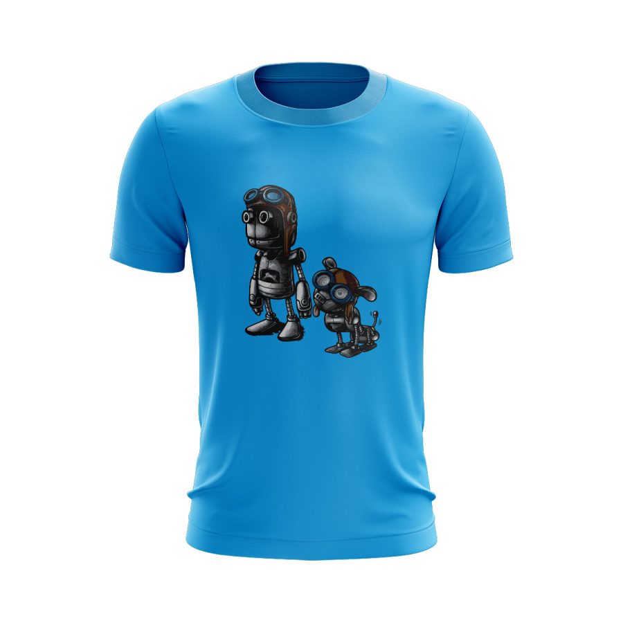 NFT robot friends Graphic T Shirt sky blue