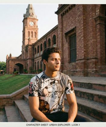 Saitama The Hero - One Punch Man anime all over print tshirt sublimated pakistan male model front view