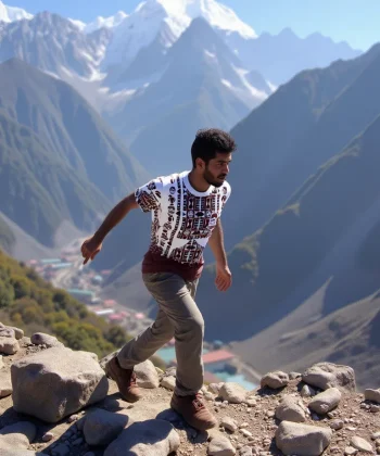 pakistan sindhi ajrak all over print tshirt