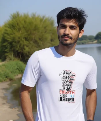 death has no age اسلامی graphic digital heat transfer sticker Islamic t shirt