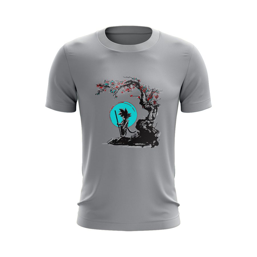 dragonball z super saiyen gaming Graphic T Shirt GREY