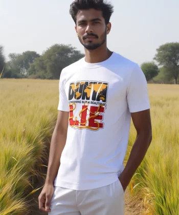 Dunya دنیا is nothing but a beautiful lie اسلامی graphic digital heat transfer sticker Islamic t shirt