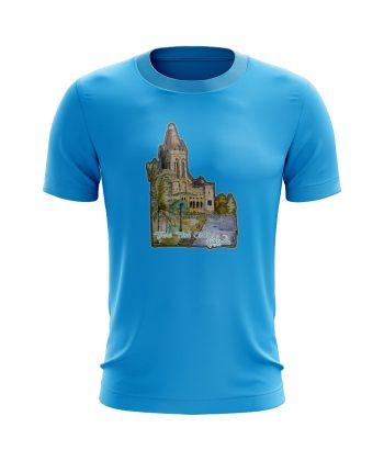 frere hall college karachi pakistan graphic T Shirt sky blue