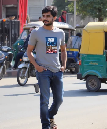 keep calm avoid حرام haram اسلامی graphic digital heat transfer sticker Islamic t shirt