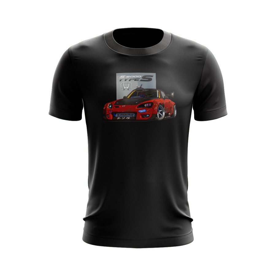 Graphic T Shirt Black honda s2000 car drift machine jdm graphic T Shirt Black