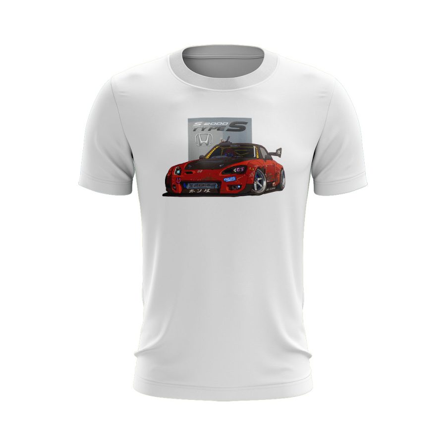 Graphic T Shirt WHITE honda s2000 car drift machine jdm graphic T Shirt WHITE