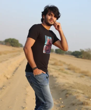 pakistan lahore map desi digital graphic T Shirt Black