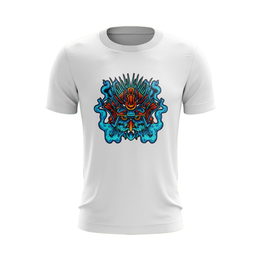 Graphic T Shirt WHITE owl samurai Graphic T Shirt WHITE