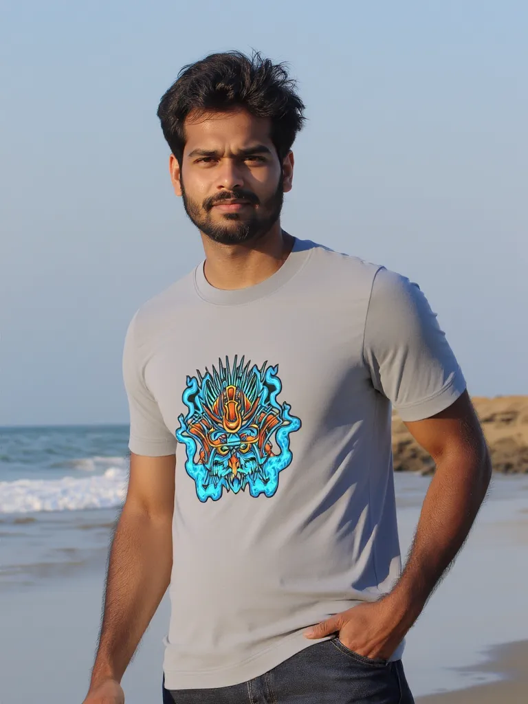 owl samurai customer picture owl samurai Graphic T Shirt sky blue