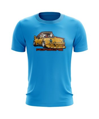 porsche 911 carrera concept race car graphic T Shirt sky blue
