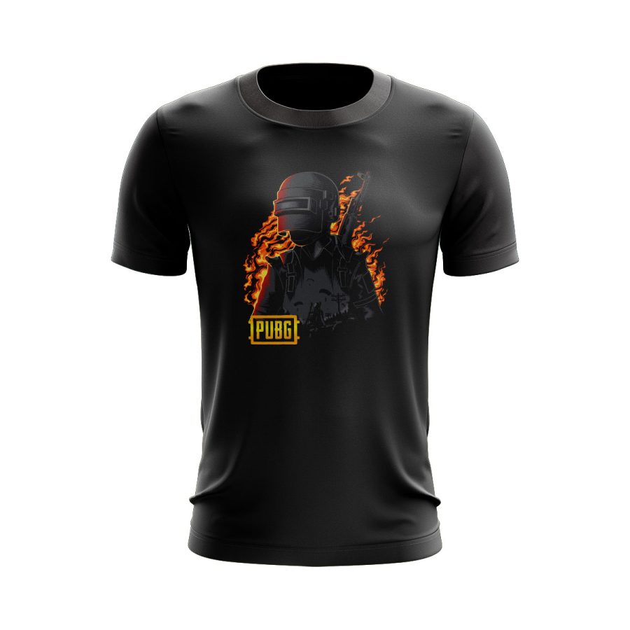 pubg chicken dinner gaming graphic T Shirt Black
