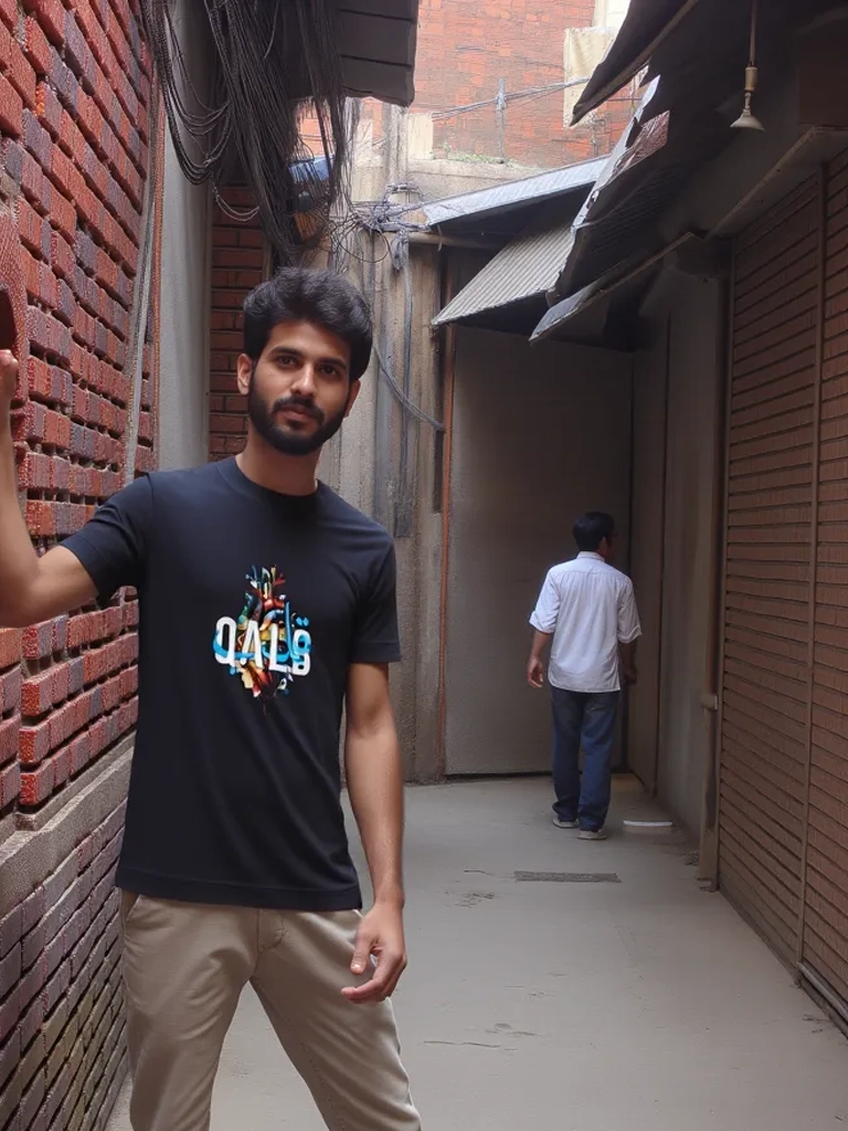 qalb customer picture qalb قلب دل heart اسلامی graphic digital heat transfer sticker Islamic t shirt