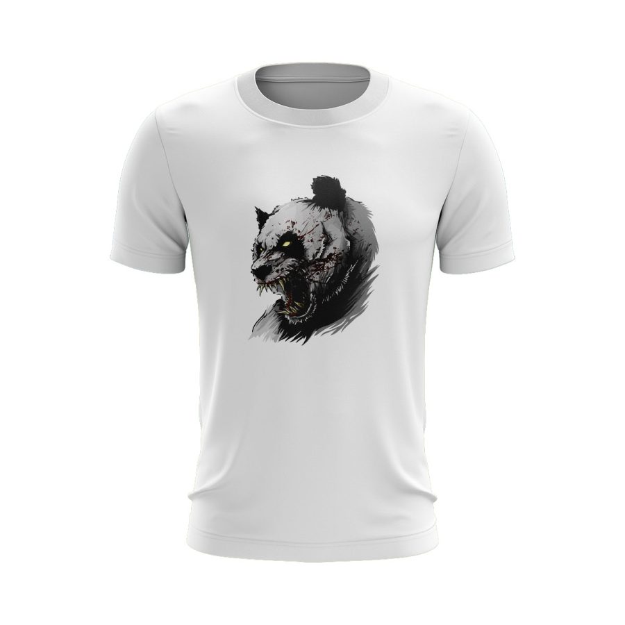 rage panda Graphic T Shirt WHITE