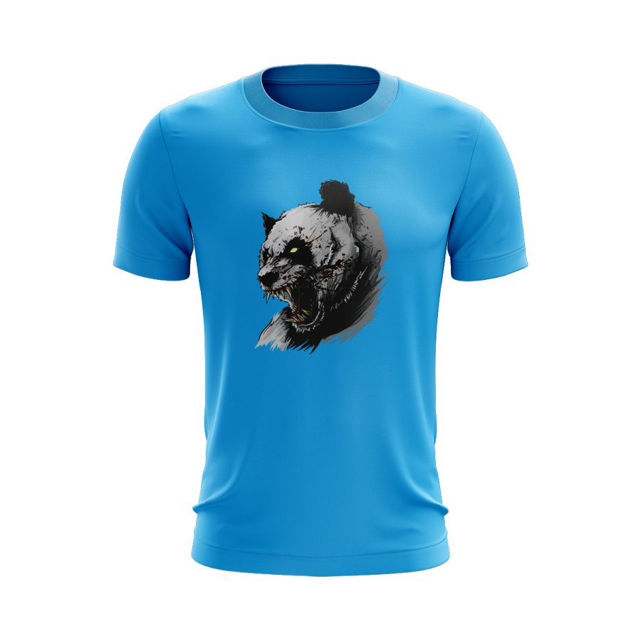 rage panda Graphic T Shirt sky blue