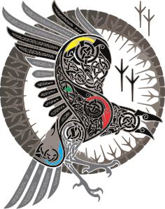 raven graphic t shirt