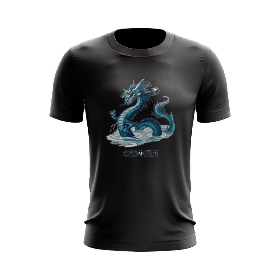 sea dragon Graphic T Shirt Black