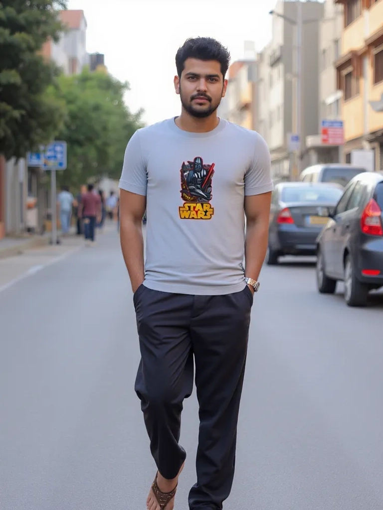 star wars customer picture star wars darth vader digital graphic T Shirt WHITE