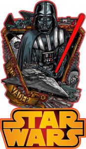 star wars darth vader digital graphic t shirt