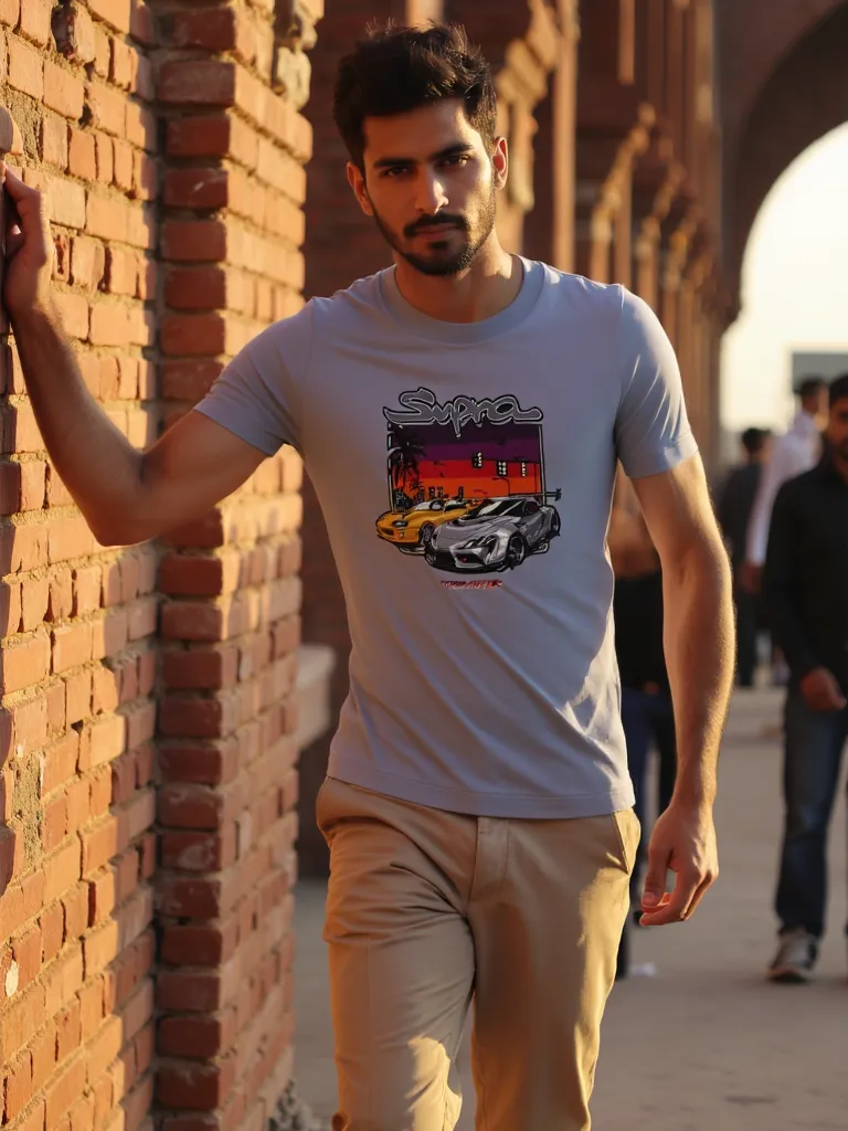 street legends customer picture street legends toyota Supra drift machine graphic T Shirt WHITE