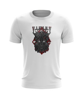 viking graphic T Shirt WHITE