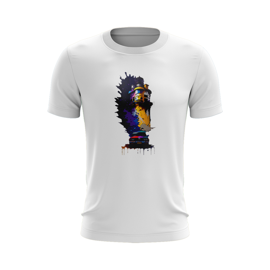car painting cartist t shirt WHITE