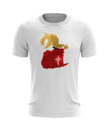 full metal alchemist digital graphic T Shirts WHITE