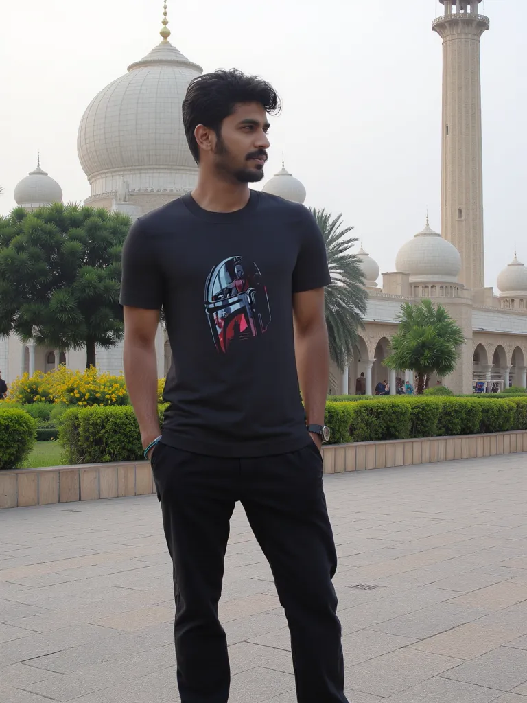 mandalorian 2 customer picture mandalorian helmet Graphic T Shirt Black