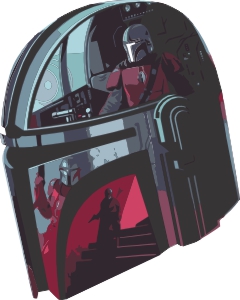 mandalorian graphic t shirt