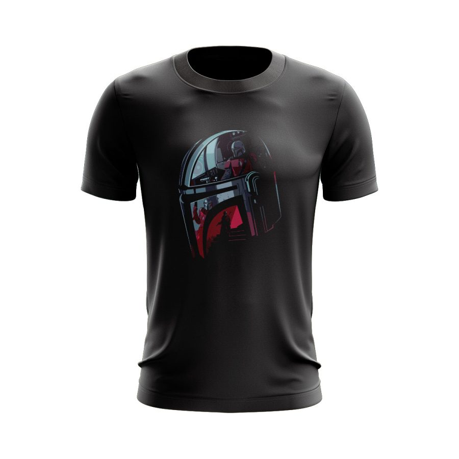 mandalorian helmet Graphic T Shirt Black mandalorian helmet Graphic T Shirt Black