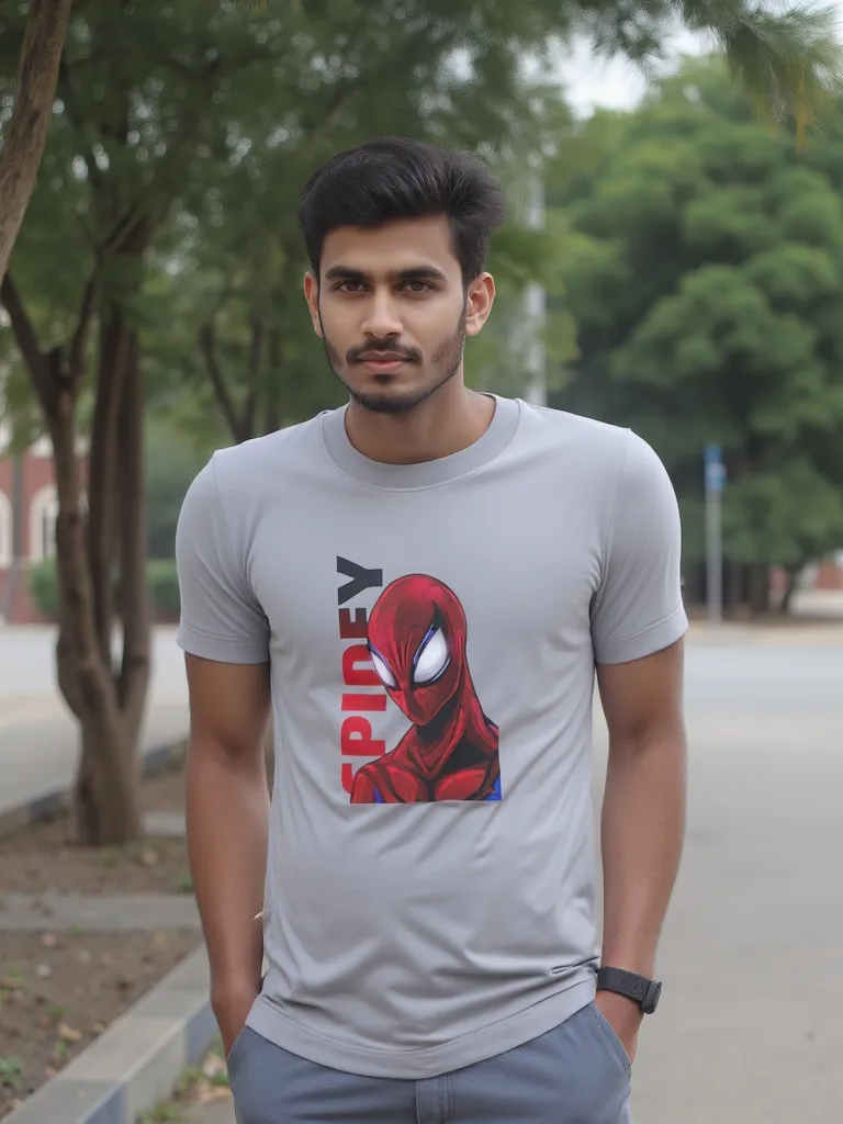 spidey customer picture Spidey Graphic T Shirt WHITE