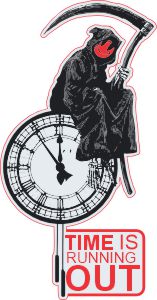 tik tok time is running out graphic t shirt