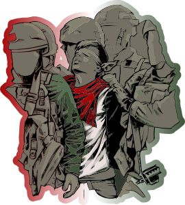 palestine is bleeding فلسطین aqsa اسلامی graphic digital heat transfer sticker Islamic t shirt