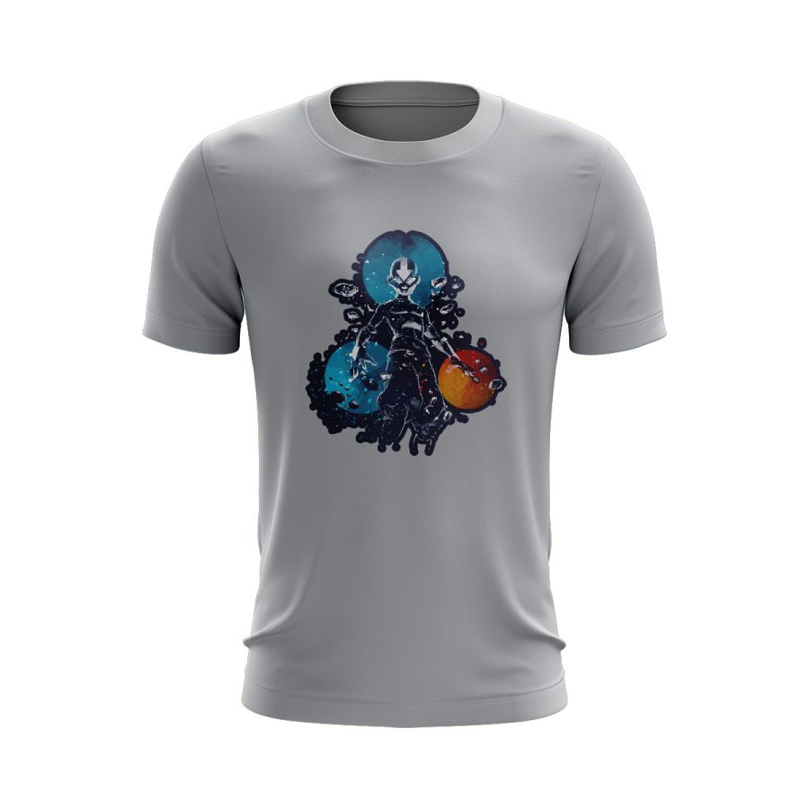 avatar aang last airbender graphic art anime t shirt