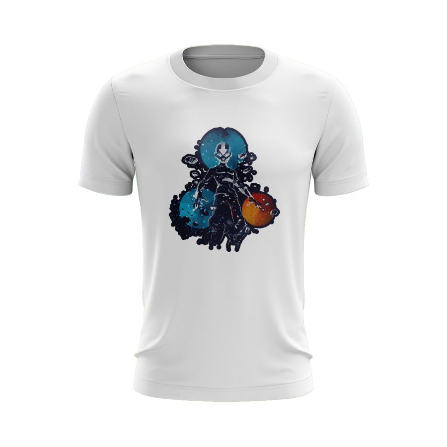 avatar aang last airbender graphic art anime t shirt