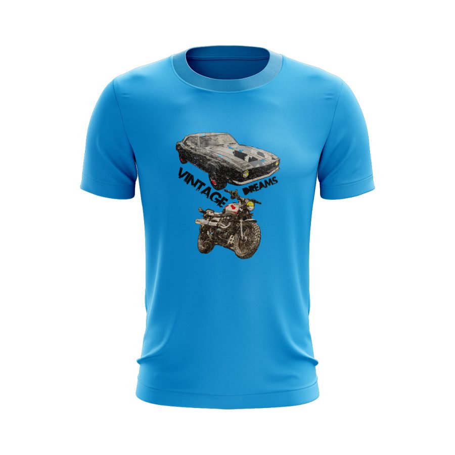 Vintage 1970 Chevrolet Camaro Muscle Car sports naked bike graphic t shirt sticker.jpg