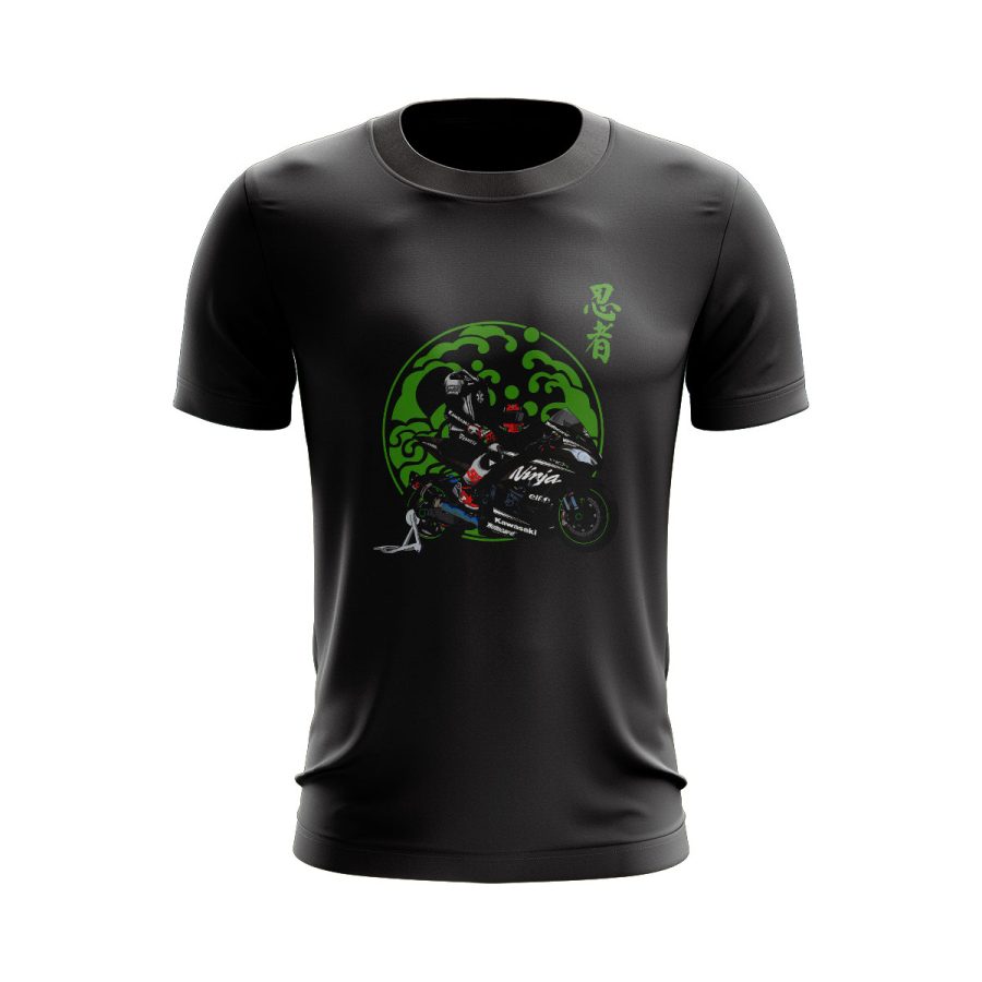 kawasaki ninja heavy bike graphic t shirt sticker