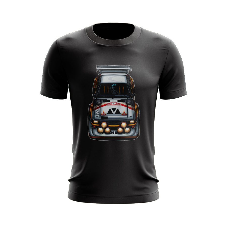 Unique digital sticker Graphic t shirt Audi quattro monte carlo rally car drift machine graphic t shirt sticker