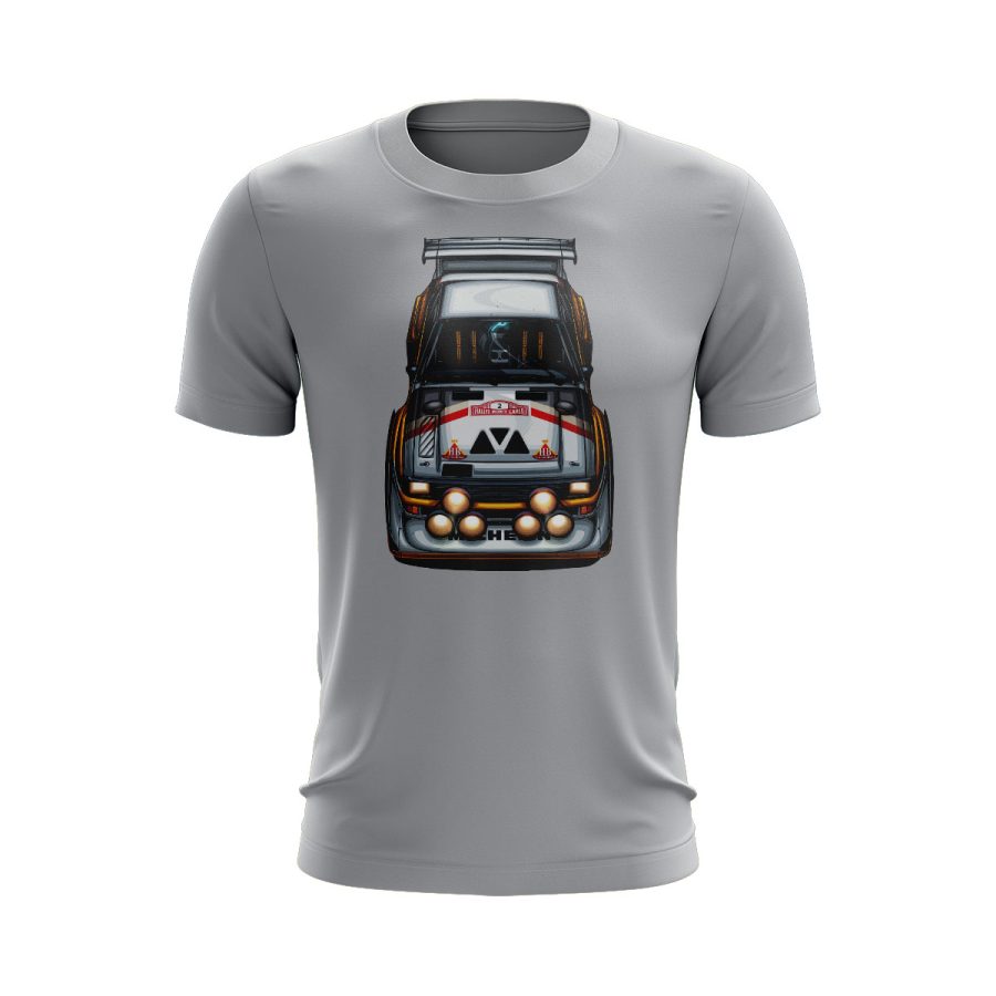 Unique digital sticker Graphic t shirt Audi quattro monte carlo rally car drift machine graphic t shirt sticker