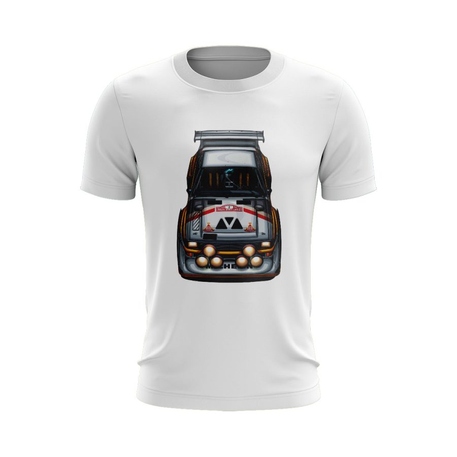 Unique digital sticker Graphic t shirt Audi quattro monte carlo rally car drift machine graphic t shirt sticker