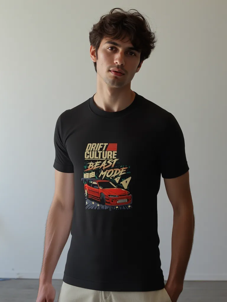 drift beast customer picture beast mode drift machine graphic t shirt sticker