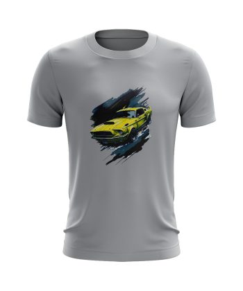 ford mustang 1968 muscle car graphic t shirt sticker