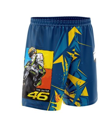 Sublimated Shorts Speed Demon 45 Graphic Racing Shorts in Navy Performance Shorts print pattern sublimated shorts polyester lycra all over print