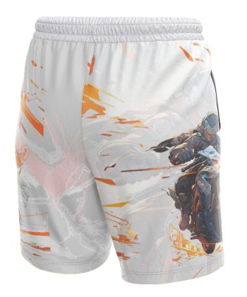 Sublimated Shorts Velocity Rush Motorbike Graphic Performance Shorts print pattern sublimated shorts polyester lycra all over print